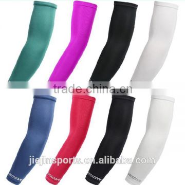 Confortable fit compression colorful arm sleeves