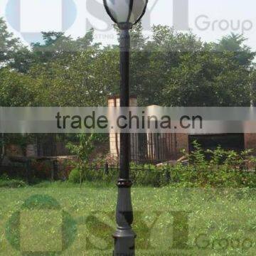 Grey Iron Landscape Lamp Pole