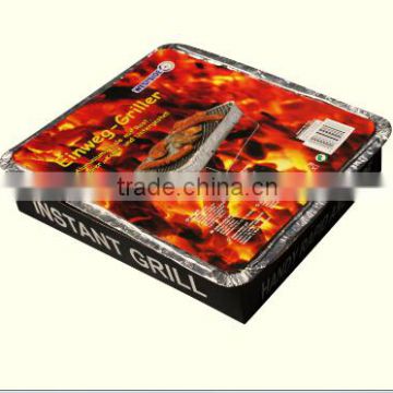 Mini disposable barbecue grill instant charcoal grill