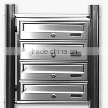 Hot sale in Germany market 304 Stainless Steel outdoor mailbox