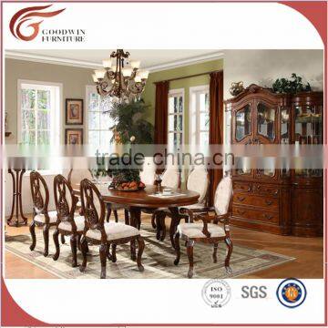 A20 Wooden Chair Dining Table Antique French Style Furniture photo-4