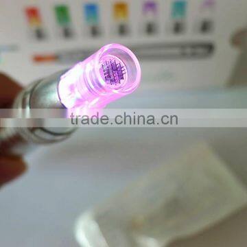 Huafu 2016! Led Nano Photon Lip/Eyelash/Facial RECHARGEABLE Microneedle Derma Pen