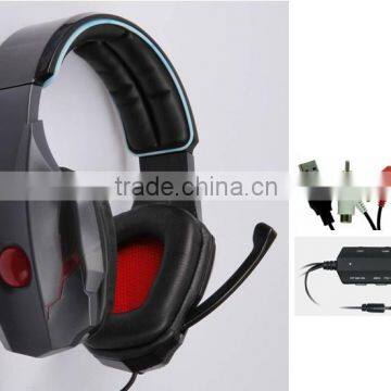 Cheap Amplifier Stereo gaming headset for Xbox one/PS4/PS3/XBOX2360/Wii /PC