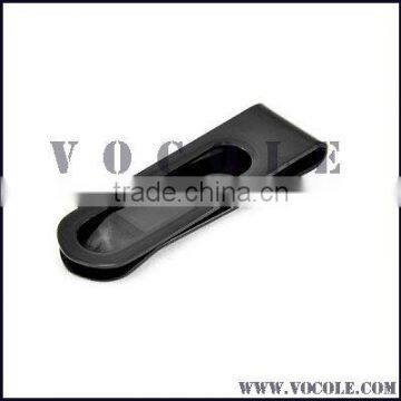 elegant black steel money clips