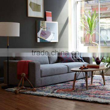 0705-13 a Slim Profile and Flat Modern Metal Antique Bronze Telescoping Floor Lamp photo-2