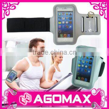 Cheap prices reusable mobile phone hook and loop and elastic arm band