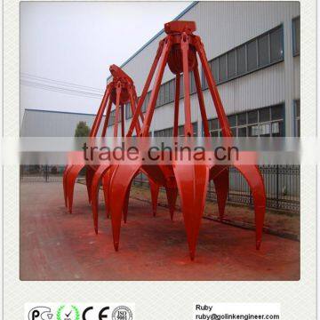 large hydraulic rotary orange peel