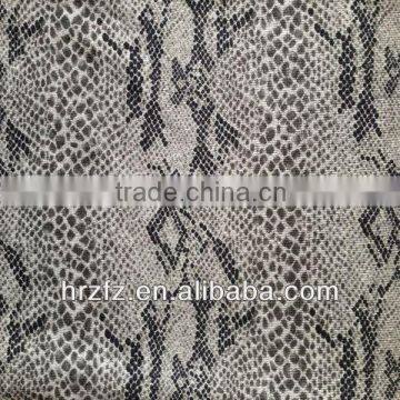 Snakeskin trend printing fabric