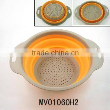 11.5" Cook Essentials Silicone Collapsible Colander