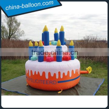 Inflatable Birthday Cake Model, Party Inflatable Cake For Event