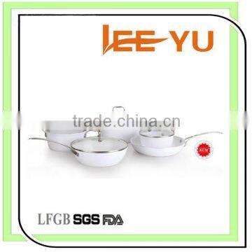 9 PCS SET 16x7cm Sauce pan 20x9cm/24x11cm Casserole 24x4.5cm Fry pan 28x8cm Deep fry pan