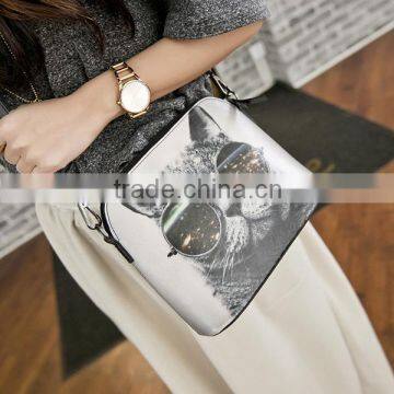 Cat Design Digital Printed Shoulder Bag Women Bags