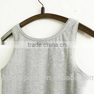 OEM Manufacturer Wholesale Bulk 100 Cotton Blank Plain Crop Sexy Ladies Tank Top photo-4