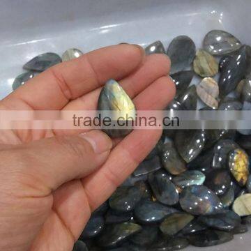 natural small labradorite crystal water drop shape pendants with different sizes