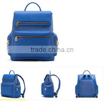 New Men's PU Leather Vintage Backpack Schoolbag Since 1997
