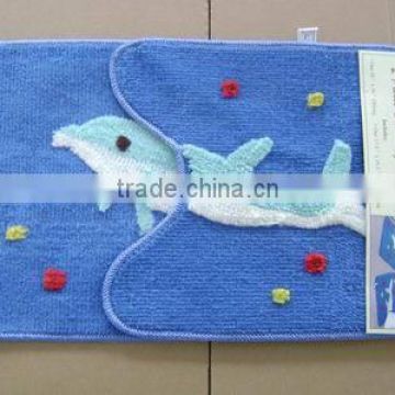 POLYACRYLIC WITH LATEX BACKING FOR TOILET BATH MAT