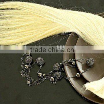 2012 hot sales 24'' /60cm 613#blond hair in bulk hair extension