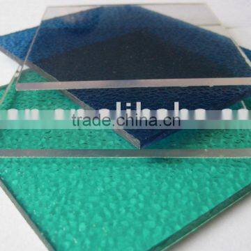 Diamond polycarbonate embossed sheet