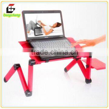 GX-07 Adjustable aluminum stackable portable laptop table/desk with USB fan