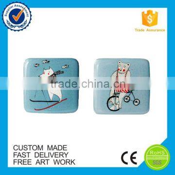 High quality cheap price souvenir epoxy fridge magnet custom