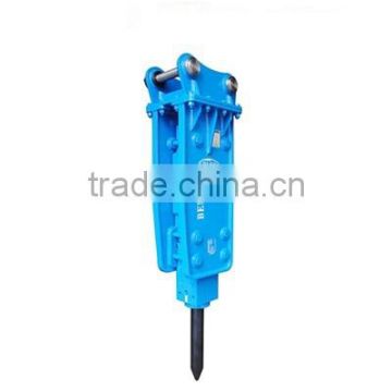 mini loader attachment hydraulic stone breaker with chisel