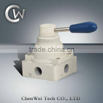 4HV Series Pneumatic Hand Valve-4 Ports Hand Lever Valve