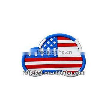 2014 whole sale hotest sale PVC cartoon car cellphone non-slip mat