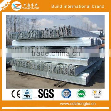 Two waves&three waves Galvanized Highway Guardrail steel plate