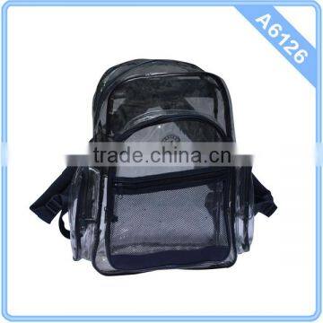 2015 Cheap Promotional Transparent PVC Backpack