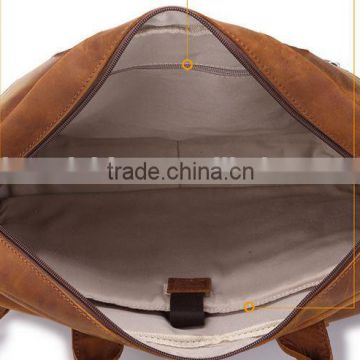 wholesale hot design leather bag laptop messenger bag