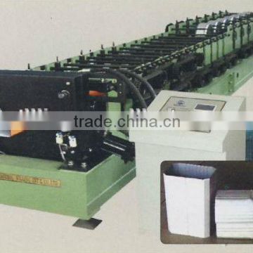 Automatic rectangular downspout pipe roll forming machine