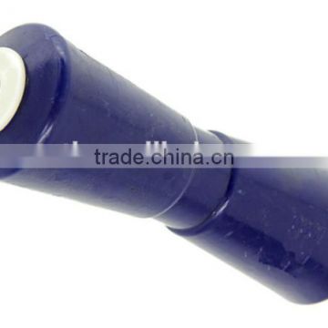 Keel and bow rubber boat trailer roller