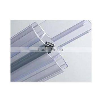 Tempered Glass With Chrome Aluminium Profile for Shower Enclosure