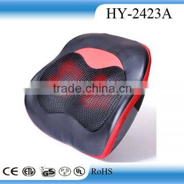 Electric shiatsu infrared massage cushion with kneading, rolling and vibrator