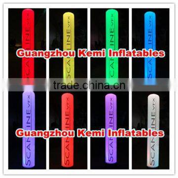 color changing LED inflatable pillar