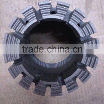 Diamond Core Drill Bits Turbo Type , High Speed Core Drilling Bits