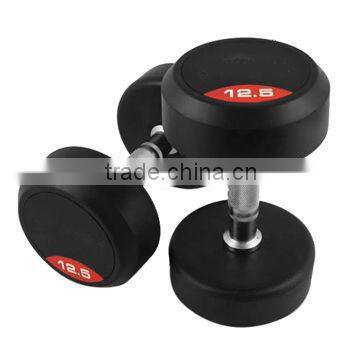 Professional high quality rubber hex Dumbbell