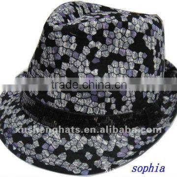 cotton fedora hat .Newest cotton hat.hot sell hat.cheap fedora hat