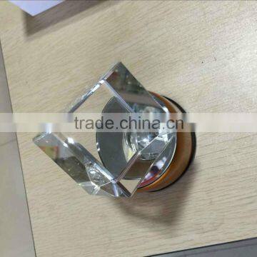 Different Laser Crystal Cube With LED Light Base photo-3