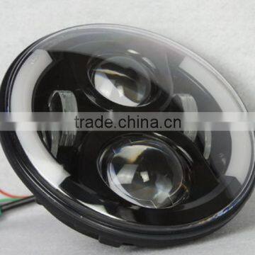 Factory outlet super brightness 7 inch led headlamp with DRL