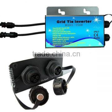 250W grid connected microinverter for solar power system