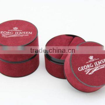 Custom Design Handmade Velvet Cover Plastic Jewelry Boxes for Ring photo-2