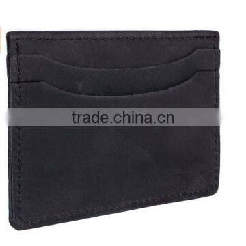 China supplier of gift items small card holder leather mens wallet rfid