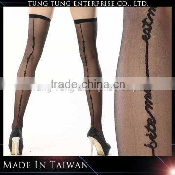 Taiwan Manufacturer Back Seam Female Stockings