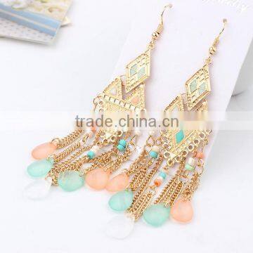 Fashion Jewelry Tassel Earrings Diamond Jewelry