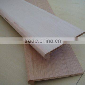 good quality oak stair parts veneer wrapped