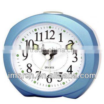 blue rounded clock,table clock