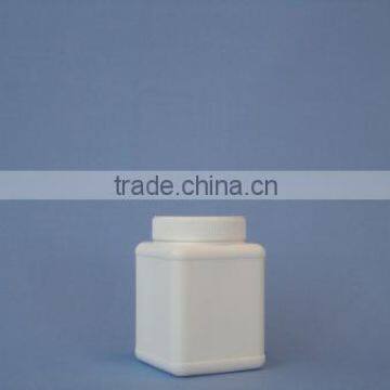 300 Ml. Orange Square Hdpe Plastic Jar With Aluminum Foiled Cap photo-5