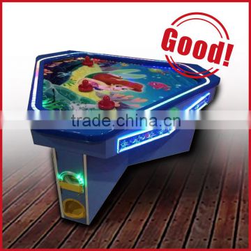 Mini Air hockey 3P Mermaid style amusement park game machine air hockey table game with gumballs version ticket redemption game