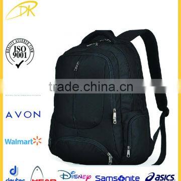 2016 Black 17 inch Laptop Bag, Polyester Laptop Backpack Bag